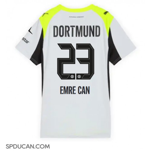 Zenski Nogometni Dres Borussia Dortmund Emre Can #23 Gostujuci 2025-26 Kratak Rukav